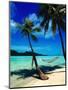 Hammock Hanging Seaside-Randy Faris-Mounted Photographic Print