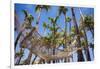 Hammock in a Palm Grove, Puerto Rico-George Oze-Framed Photographic Print