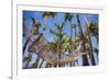 Hammock in a Palm Grove, Puerto Rico-George Oze-Framed Photographic Print