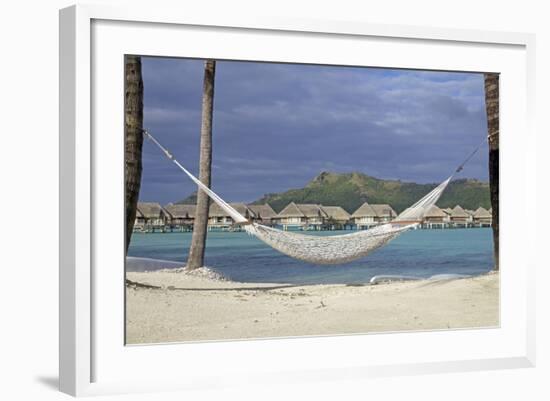 Hammock in Bora Bora-GDVCOM-Framed Photographic Print