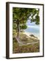 Hammock on a Beach in Ha'Apai, Tonga, South Pacific-Michael Runkel-Framed Photographic Print