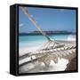 Hammock on a Beach-null-Framed Stretched Canvas