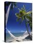 Hammock on Beach, Danarau, Viti Levu, Fiji-Neil Farrin-Stretched Canvas