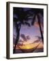 Hammock on Beach, Danarau, Viti Levu, Fiji-Neil Farrin-Framed Photographic Print