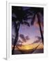 Hammock on Beach, Danarau, Viti Levu, Fiji-Neil Farrin-Framed Photographic Print