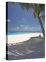 Hammock on Beach, Maldives, Indian Ocean, Asia-Sakis Papadopoulos-Stretched Canvas