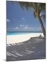 Hammock on Beach, Maldives, Indian Ocean, Asia-Sakis Papadopoulos-Mounted Photographic Print