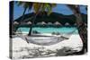 Hammock on Bora Bora Beach-Woolfy-Stretched Canvas