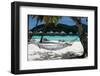 Hammock on Bora Bora Beach-Woolfy-Framed Photographic Print