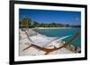 Hammock On Iguana Beach, Aruba-George Oze-Framed Photographic Print