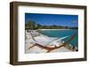 Hammock On Iguana Beach, Aruba-George Oze-Framed Photographic Print