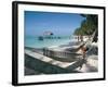 Hammock on the Beach, Tobago, West Indies, Caribbean, Central America-Adam Woolfitt-Framed Photographic Print