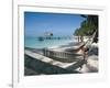 Hammock on the Beach, Tobago, West Indies, Caribbean, Central America-Adam Woolfitt-Framed Photographic Print