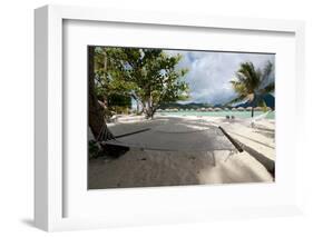 Hammock on the Beach-Woolfy-Framed Photographic Print