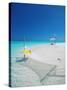 Hammock on Tropical Beach, Maldives, Indian Ocean, Asia-Sakis Papadopoulos-Stretched Canvas