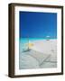 Hammock on Tropical Beach, Maldives, Indian Ocean, Asia-Sakis Papadopoulos-Framed Photographic Print