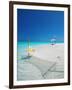 Hammock on Tropical Beach, Maldives, Indian Ocean, Asia-Sakis Papadopoulos-Framed Photographic Print