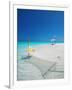 Hammock on Tropical Beach, Maldives, Indian Ocean, Asia-Sakis Papadopoulos-Framed Photographic Print