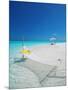 Hammock on Tropical Beach, Maldives, Indian Ocean, Asia-Sakis Papadopoulos-Mounted Photographic Print