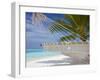 Hammock on Tropical Beach, Maldives, Indian Ocean, Asia-Sakis Papadopoulos-Framed Photographic Print