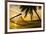 Hammock Silhouette with Palm Trees on a Beautiful Beach at Sunset-Martin Valigursky-Framed Photographic Print