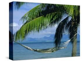 Hammock, Tahiti, Society Islands, French Polynesia, South Pacific Islands, Pacific-Sylvain Grandadam-Stretched Canvas