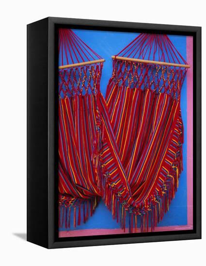 Hammock, Taquira, Boyaca Region, Colombia, South America-D Mace-Framed Stretched Canvas