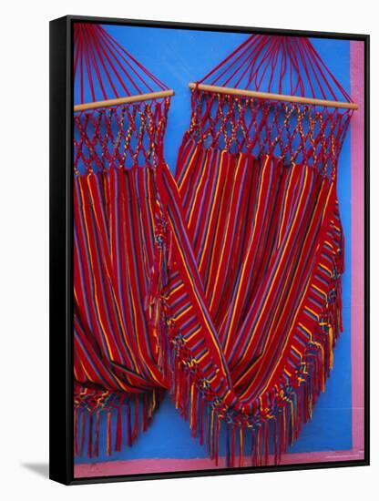 Hammock, Taquira, Boyaca Region, Colombia, South America-D Mace-Framed Stretched Canvas