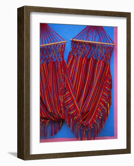 Hammock, Taquira, Boyaca Region, Colombia, South America-D Mace-Framed Photographic Print