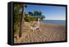 Hammock, Turner's Beach, St. Mary, Antigua, Leeward Islands-Frank Fell-Framed Stretched Canvas