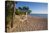 Hammock, Turner's Beach, St. Mary, Antigua, Leeward Islands-Frank Fell-Stretched Canvas