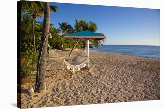 Hammock, Turner's Beach, St. Mary, Antigua, Leeward Islands-Frank Fell-Stretched Canvas