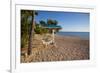 Hammock, Turner's Beach, St. Mary, Antigua, Leeward Islands-Frank Fell-Framed Photographic Print