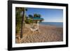 Hammock, Turner's Beach, St. Mary, Antigua, Leeward Islands-Frank Fell-Framed Photographic Print