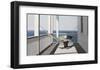 Hammock with Beach Towel-Zhen-Huan Lu-Framed Giclee Print