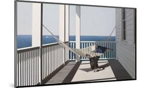 Hammock with Beach Towel-Zhen-Huan Lu-Mounted Art Print