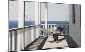 Hammock with Beach Towel-Zhen-Huan Lu-Mounted Art Print