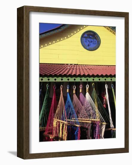 Hammocks, Cozumel, Mexico-Walter Bibikow-Framed Photographic Print