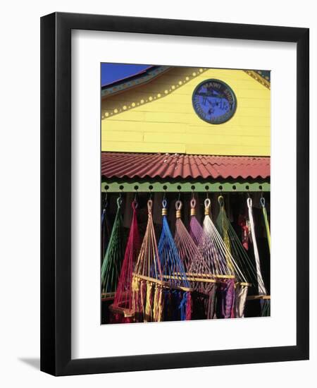 Hammocks, Cozumel, Mexico-Walter Bibikow-Framed Premium Photographic Print