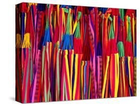 Hammocks Displayed for Sale at Market, Barranquilla, Colombia-Krzysztof Dydynski-Stretched Canvas