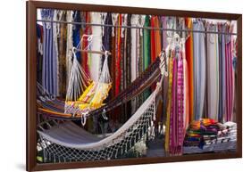 Hammocks for sale, Otovalo craft market, Otovalo, Ecuador, South America-Peter Groenendijk-Framed Photographic Print