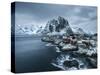 Hamnoy - Lofoten Islands, Norway Coastal Rocks and Mountains.-ClickAlps-Stretched Canvas