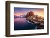 Hamnoy Sunrise-Javier de la-Framed Photographic Print