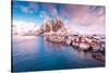 Hamnoy View-Philippe Sainte-Laudy-Stretched Canvas