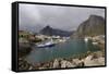 Hamnoya, Moskenesoya Island, Lofoten Islands, Norway, Scandinavia-Gary Cook-Framed Stretched Canvas