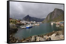 Hamnoya, Moskenesoya Island, Lofoten Islands, Norway, Scandinavia-Gary Cook-Framed Stretched Canvas