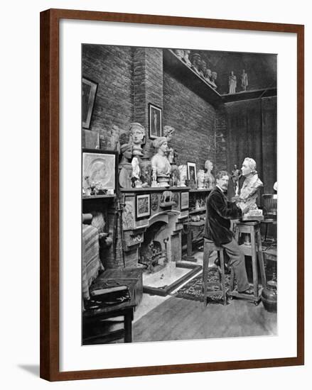 Hamo Thornycroft at Work-null-Framed Photographic Print