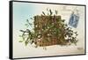 Hamper of Mistletoe-null-Framed Stretched Canvas