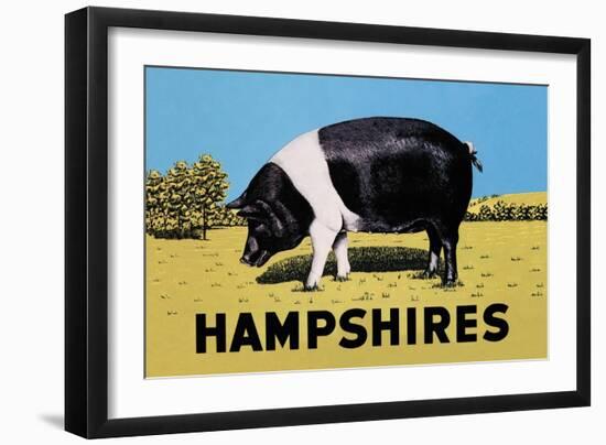 Hampshires-null-Framed Art Print