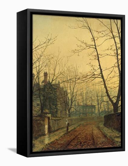 Hampstead - Autumn Gold, 1880-John Atkinson Grimshaw-Framed Stretched Canvas